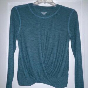 Old Navy Long Sleeve Twist Front Activewear Top